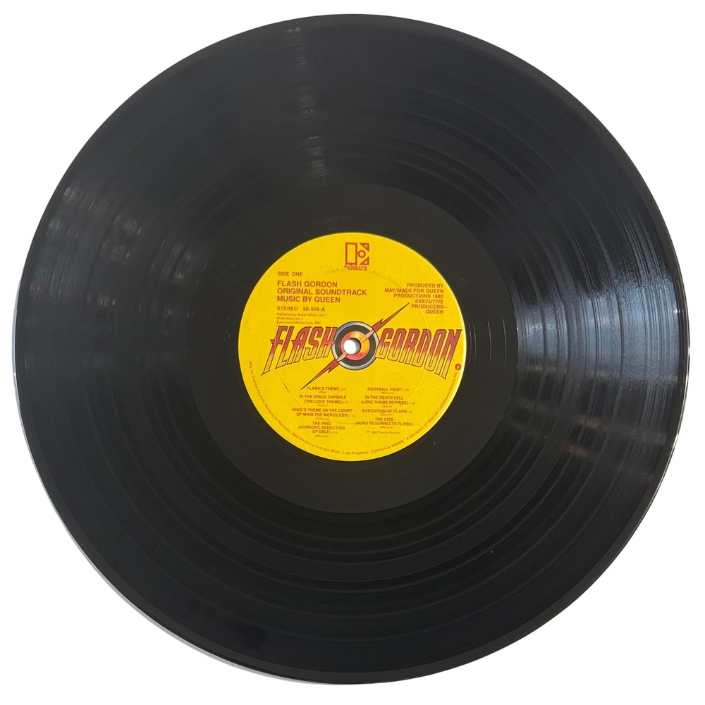 Queen Flash Gordon Original Soundtrack Vinyl LP 1980 Elektra 5E-518 CRC Vintage - Picture 3 of 6